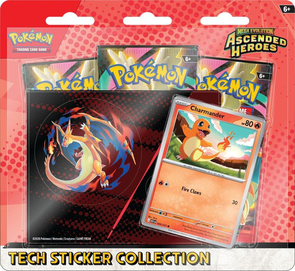 Mega Evolutions: Ascended Heroes Tech Sticker (Charmander)